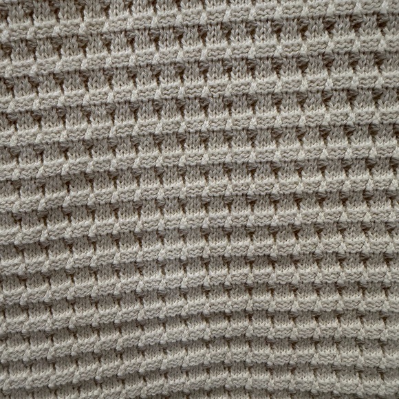 ME+EM Cream Textured Knit Vest Cardigan - Picture 4 of 5